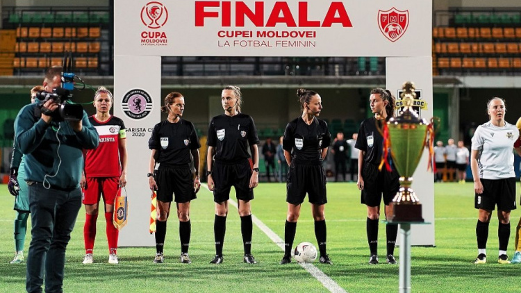 Fotbal feminin. Istoria finalelor Cupei Moldovei