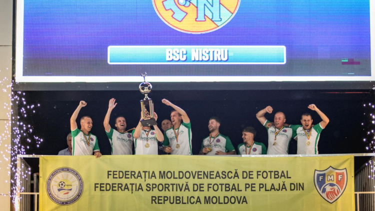 Fotbal pe plajă. BSC Nistru este campioana Republicii Moldova 2025
