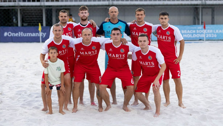 Fotbal pe plajă. Nistru - campioană națională!