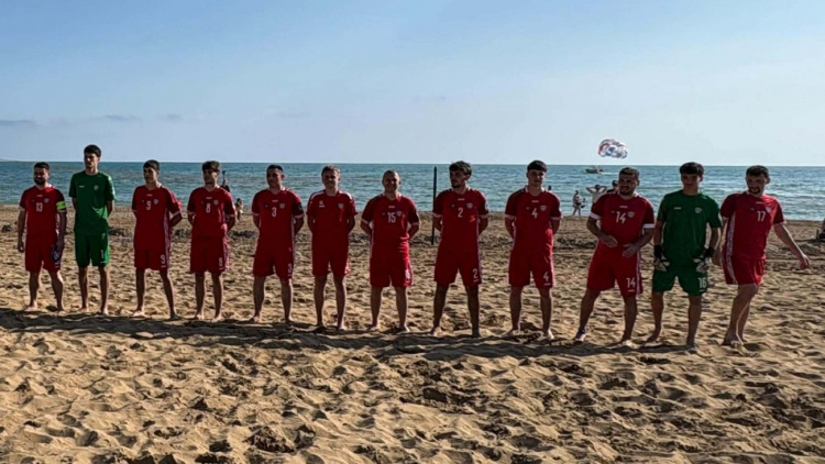 Fotbal pe plajă. Moldova a fost învinsă de Azerbaidjan
