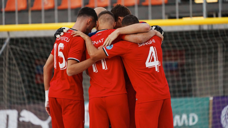 Fotbal pe plajă. Moldova, învinsă de Elveția