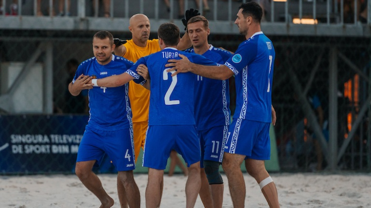 Fotbal pe plajă. Moldova bate Belgia cu 4-1 și se califică în Superfinala EBSL!
