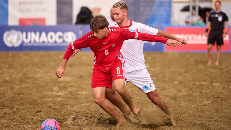 Fotbal pe plajă. Moldova, învinsă de Danemarca