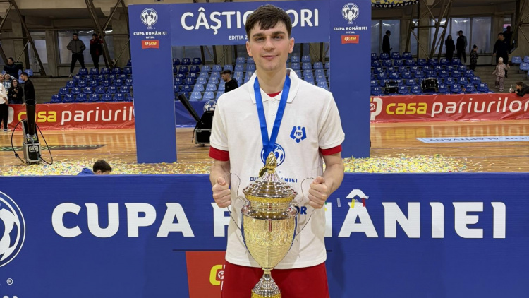 Futsal. Iulian Cojocaru a câștigat Cupa României cu United Galați