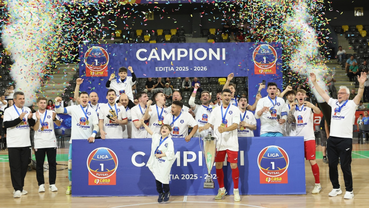 Futsal. Iulian Cojocaru, campion al României cu United Galați 