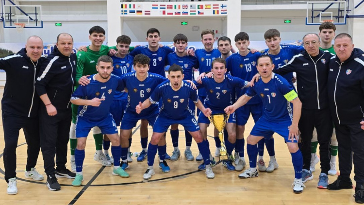 Futsal. Naționala Moldovei va participa la un turneu internațional de la Vrsar, Croația