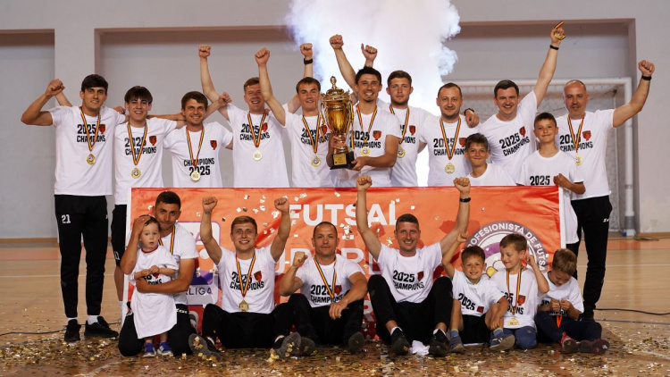 Futsal. S-a încheiat campionatul Moldovei, ediția 2024/25. Clasamentul final