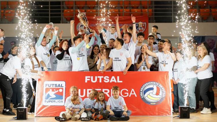 Futsal. S-a încheiat campionatul Moldovei, ediția 2025/26. Clasamentul final
