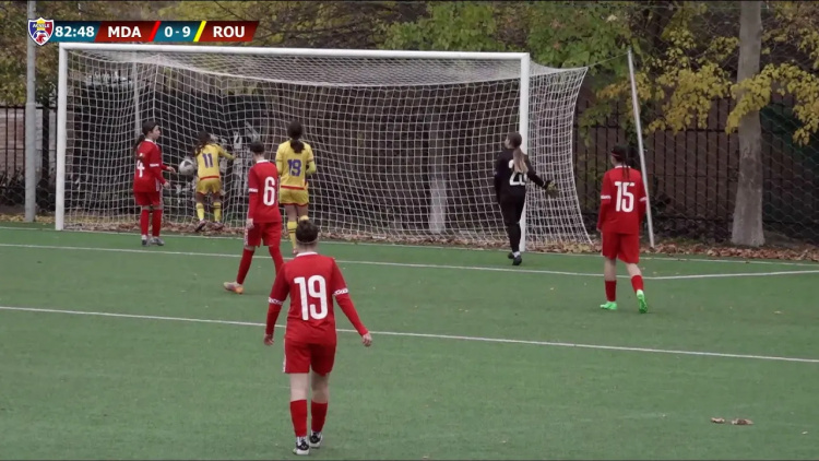 Junioarele U15, eșec în amicalul cu România