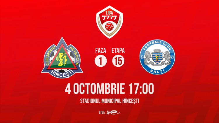 Liga 7777. FC Petrocub - CSF Bălți. Avancronică