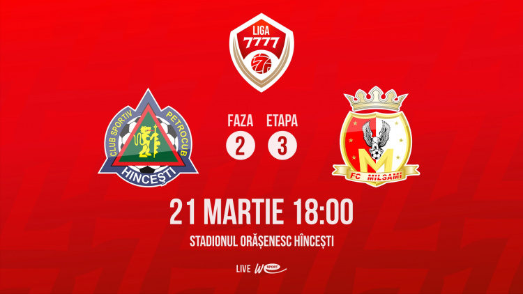 Liga 7777. Petrocub - Milsami. Avancronică