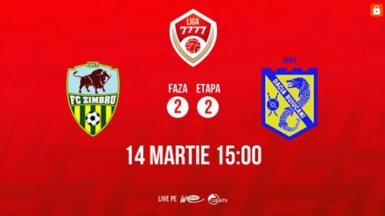 Liga 7777. Zimbru - Dacia Buiucani. Avancronică