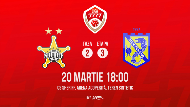 Liga 7777. Sheriff - Dacia Buiucani. Avancronică