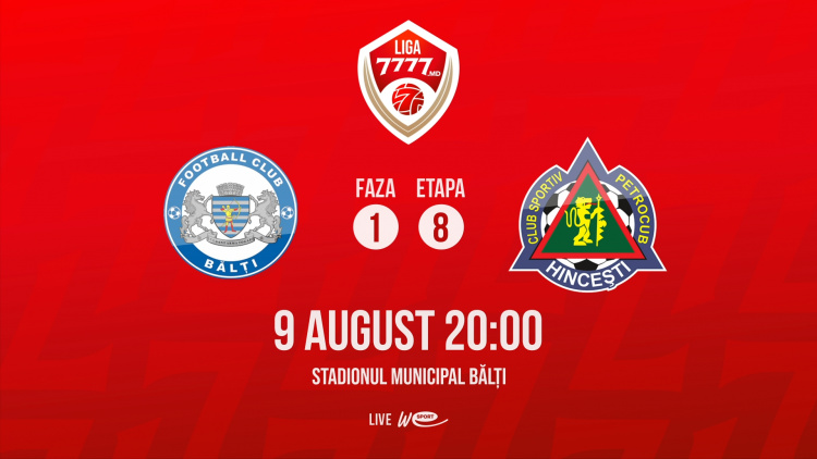 Liga 7777.md. CSF Bălți - FC Petrocub. Avancronică
