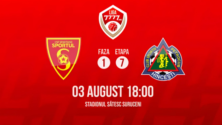 Liga 7777.md. CSF Spartanii Sportul - FC Petrocub. Avancronică