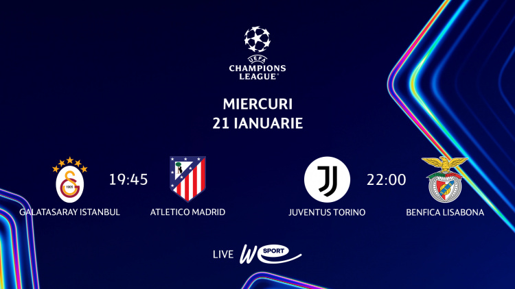 Liga Campionilor, în direct pe WE SPORT TV
