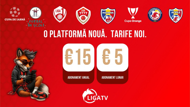 LIGA TV. Informație importantă pentru microbiști