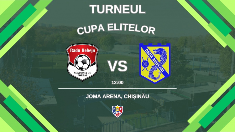 LIVE 12:00. Cupa Elitelor. AF Radu Rebeja-LIMPS - Dacia Buiucani