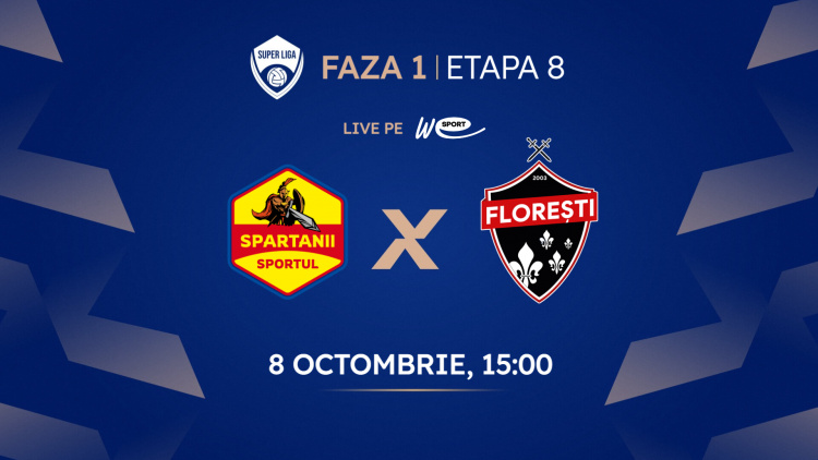 LIVE 15:00. Spartanii Sportul - FC Florești