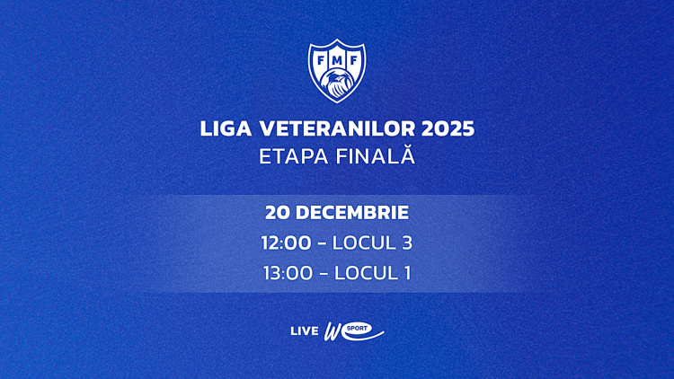LIVE. Liga Veteranilor. Turneul final
