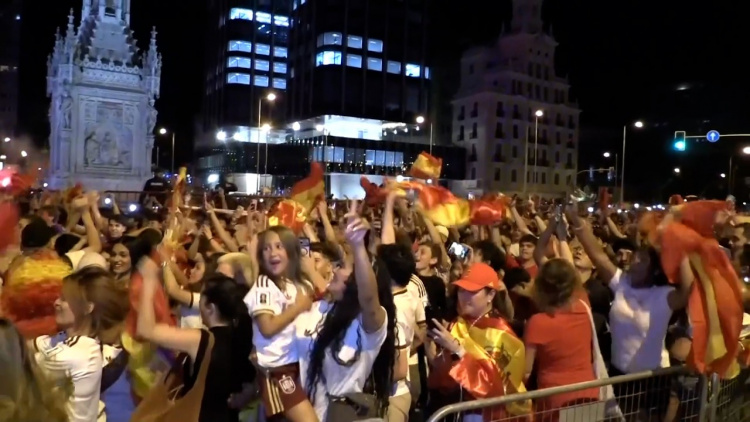 Madrid în sărbătoare după câștigarea Campionatului Mondial
