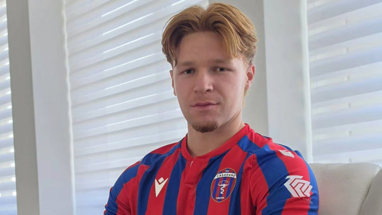 Matteo Obleac, la Casarano Calcio