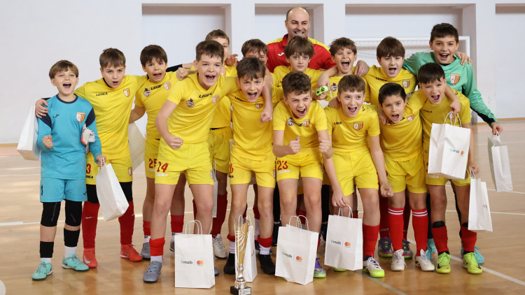 Meci amical maib/Mastercard Junior. Școala Medie nr. 9 Rîbnița - Spartanii Sportul U12 1-2