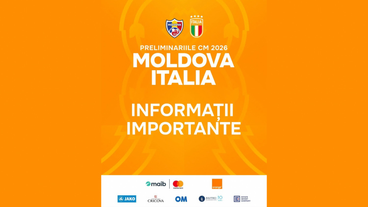 Meciul Moldova – Italia se apropie! Află ce trebuie să știi înainte de meci