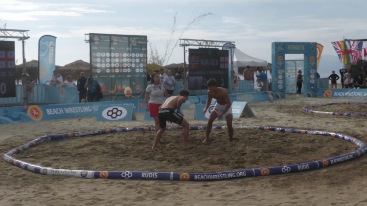 Moldova, pe podium la Mondialul de lupte pe plajă