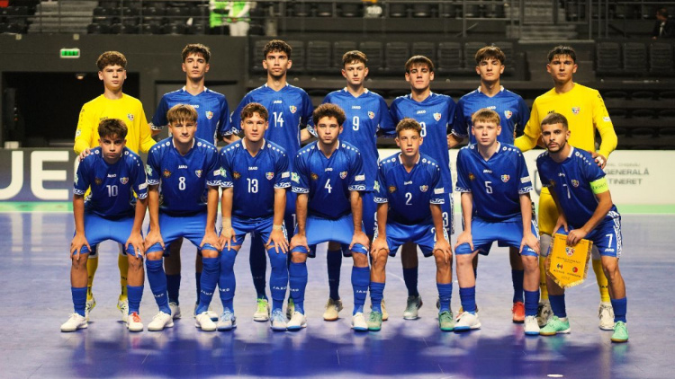 Moldova și-a încheiat aventura la U19 Futsal EURO