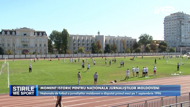 Moment istoric pentru Naționala Jurnaliștilor Moldoveni