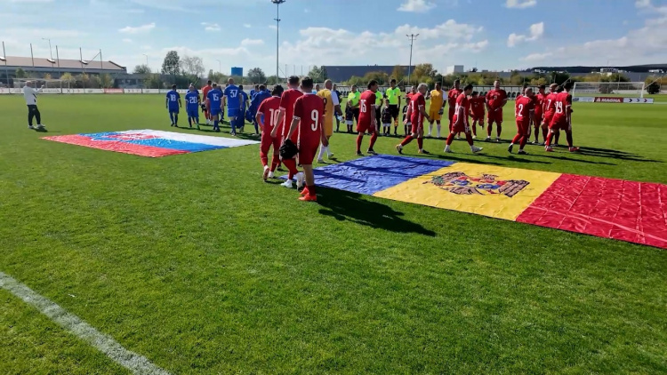 Naționala de veterani, egal cu Slovacia în amicalul de la Kosice