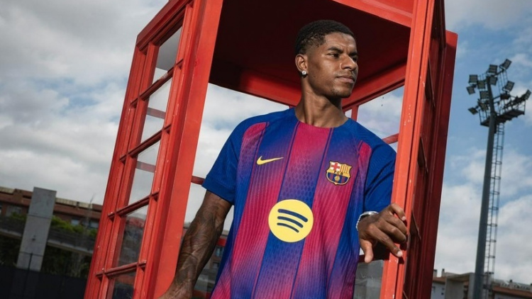 Rashford, prezentat oficial la Barcelona