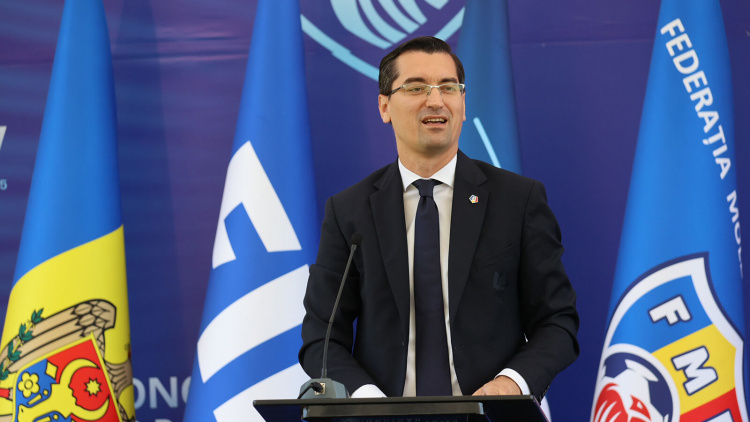 Discursul președintelui FRF, Răzvan Burleanu, la Congresul Federației Moldovenești de Fotbal