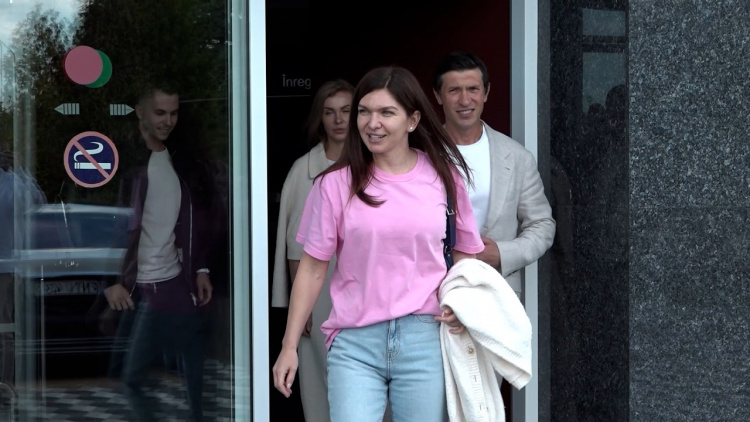 Simona Halep a venit la Chișinău