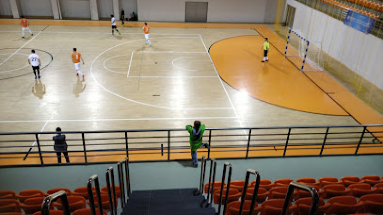 Simulare de incendiu la „Futsal Arena FMF”