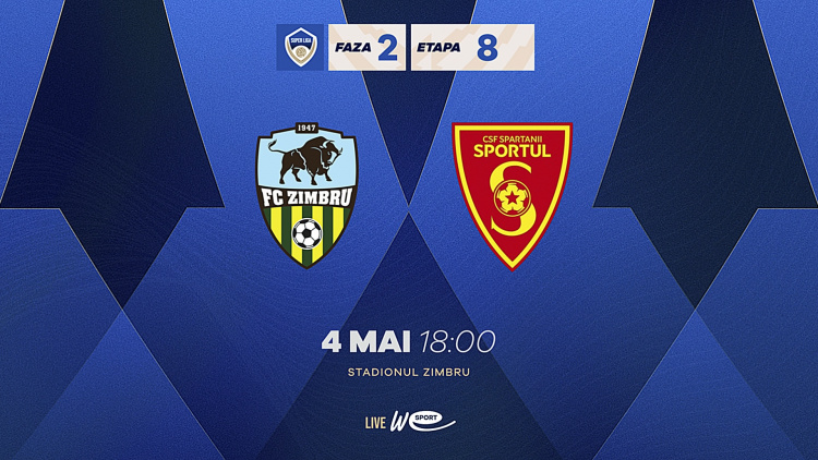 Super Liga. FC Zimbru - CSF Spartanii Sportul. Avancronică