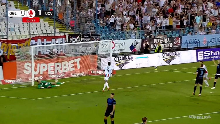 Teodor Lungu, gol fabulos în Superliga României