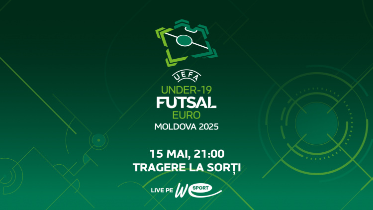 Tragerea la sorți pentru EURO 2025 la futsal va avea loc pe 15 mai, la Chișinău