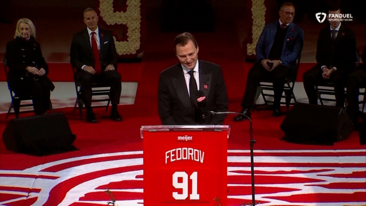 Tricoul legendarului Serghei Fedorov a fost retras