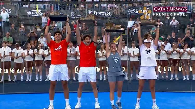 Triumf dublu la Madrid în padel