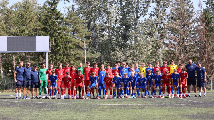U15. Primul meci bilateral pentru jucătorii aflați în cantonamentul de selecție