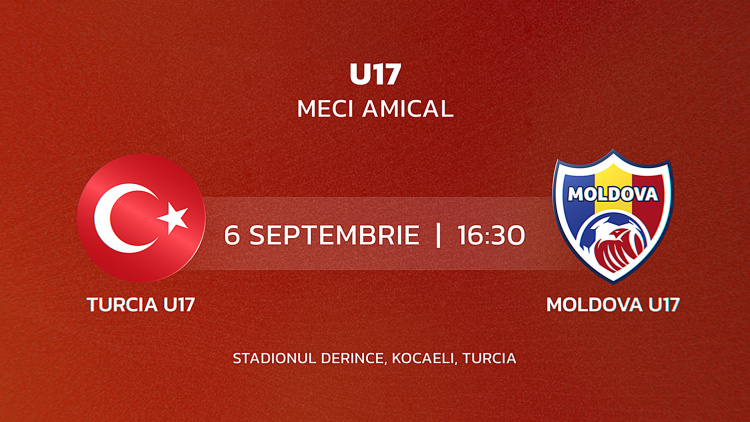 U17. Turcia - Moldova. Avancronică