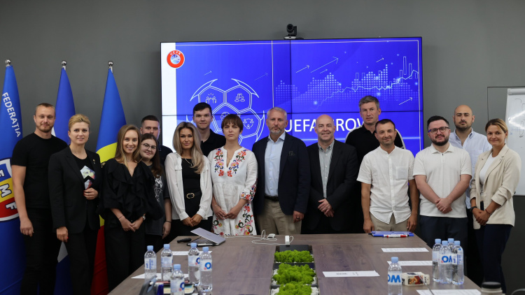 UEFA GROW. Workshop dedicat transformării digitale pentru reprezentanții FMF