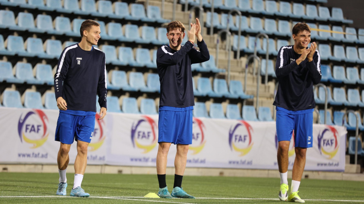 Under 21. Imagini de la ultimul antrenament al micilor tricolori înaintea duelului cu Andorra
