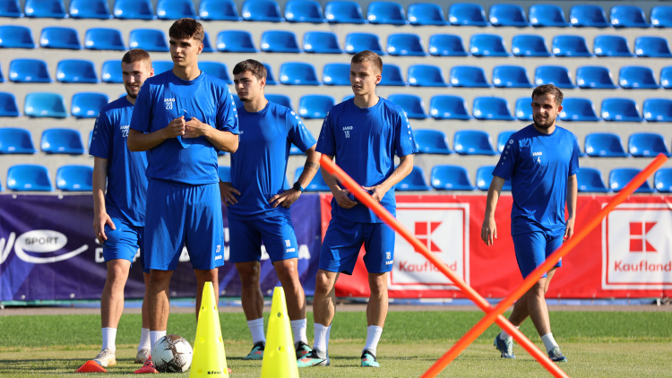 Under 21. Imagini de la ultimul antrenament al micilor tricolori înaintea duelului cu Georgia
