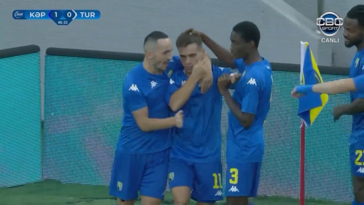 Victor Stînă, gol de trei puncte în Azerbaidjan