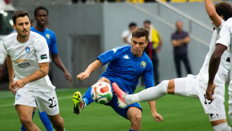 Victor Stînă, primul gol al sezonului pentru Kapaz PFC  (video)