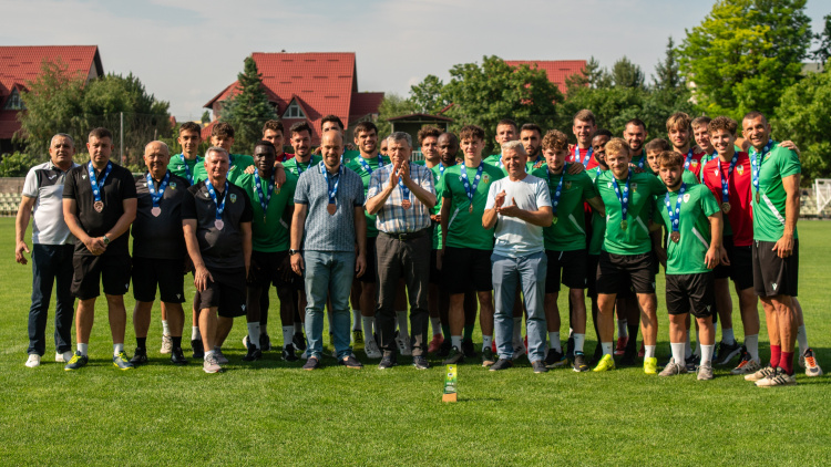 Zimbru, premiată pentru locul 3 în Super Liga, sezonul 2024/25
