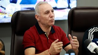 Hristo Stoicicov, întâlnire cu presa la FMF